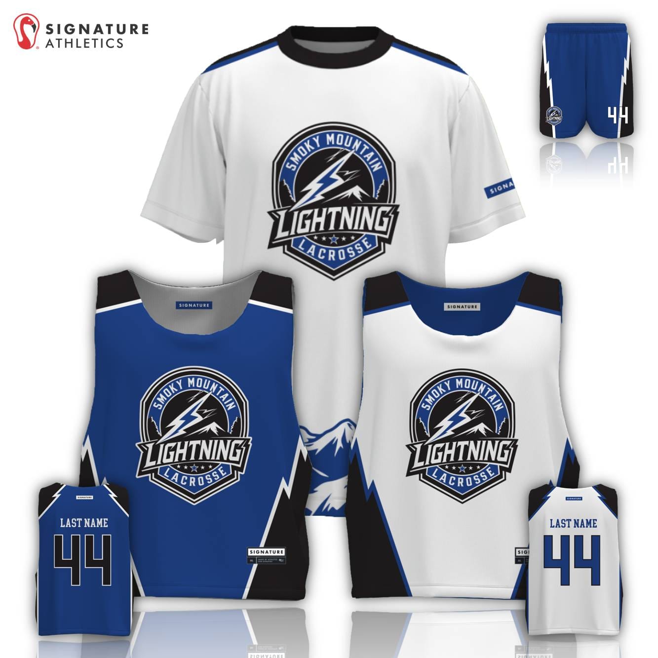 Smoky Mountain Lacrosse Men's 3 Piece Player Package: Middle School Signature Lacrosse