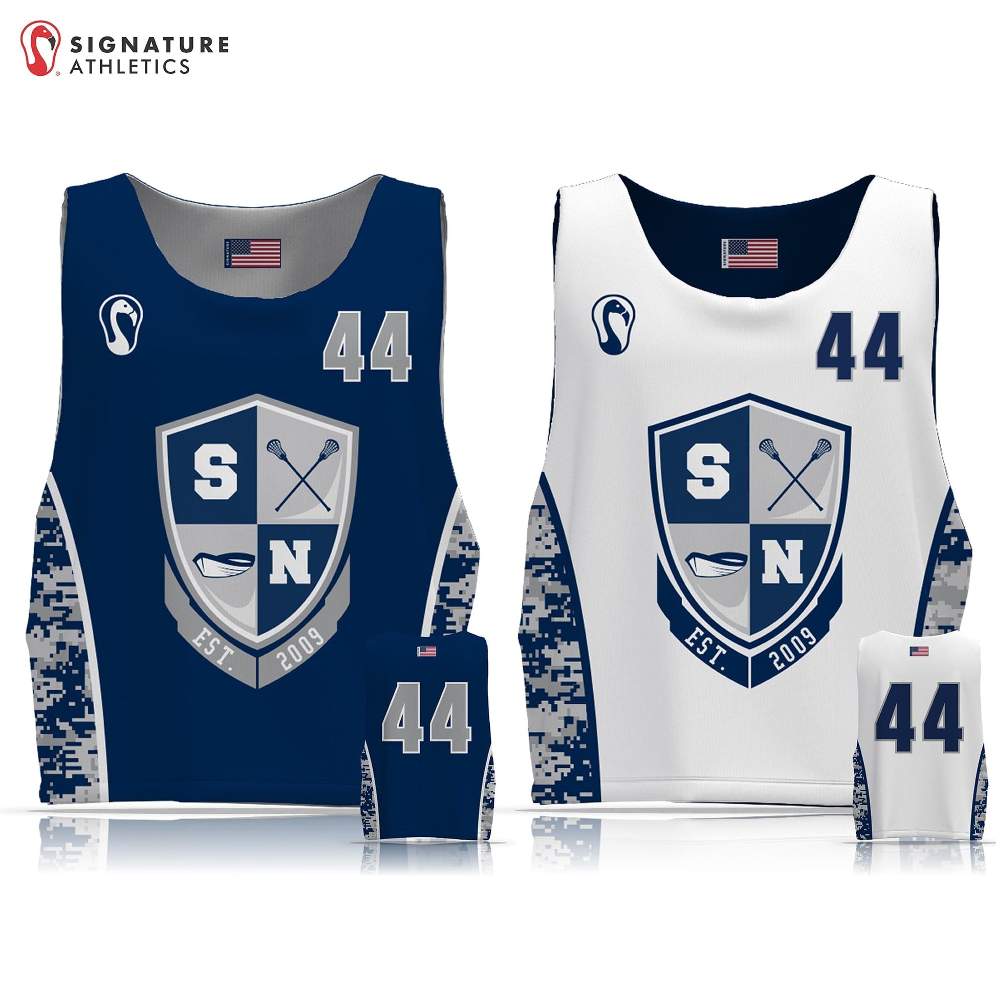 SNYL Team Swag Store Men's Performance Pinnie (Sold Seperately):Boys U9 Signature Lacrosse