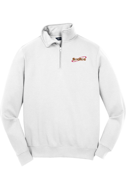 SocRoc NYC Adult Embroidered Quarter-Zip Pullover Signature Lacrosse