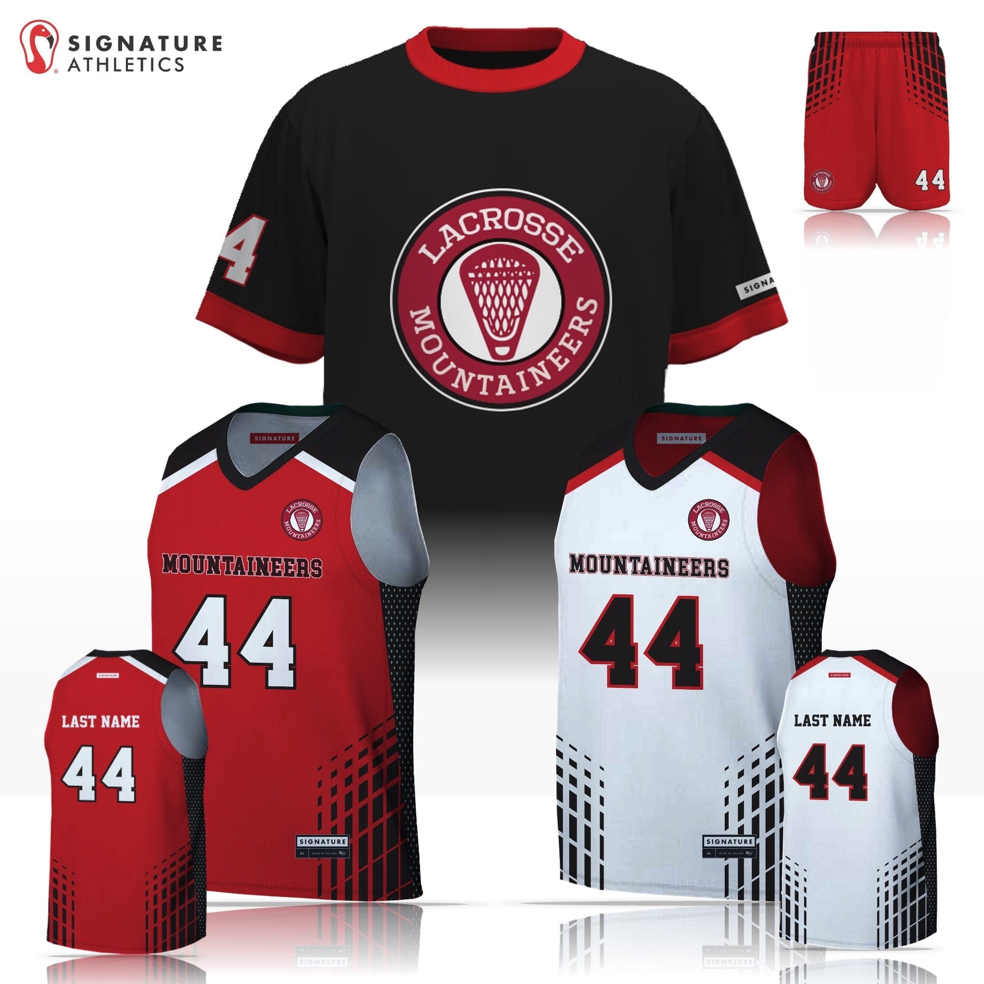 Somerset Hills Lacrosse Men's 3 Piece Player Package Signature Lacrosse