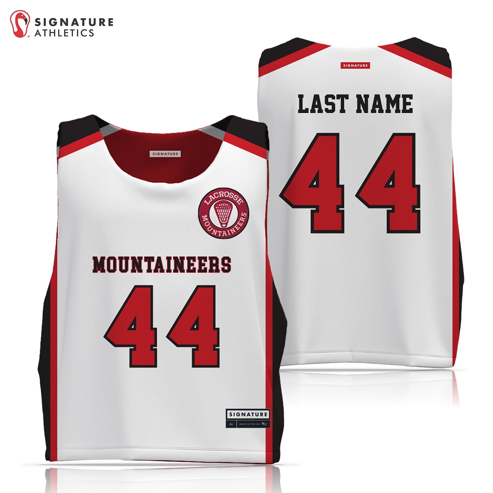 Somerset Hills Lacrosse Men's Reversible Game Pinnie Signature Lacrosse