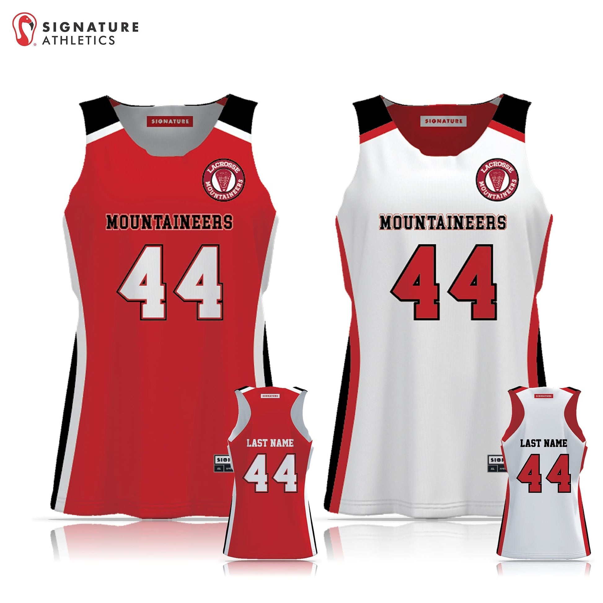Somerset Hills Lacrosse Women's Reversible Game Pinnie: 6 Signature Lacrosse