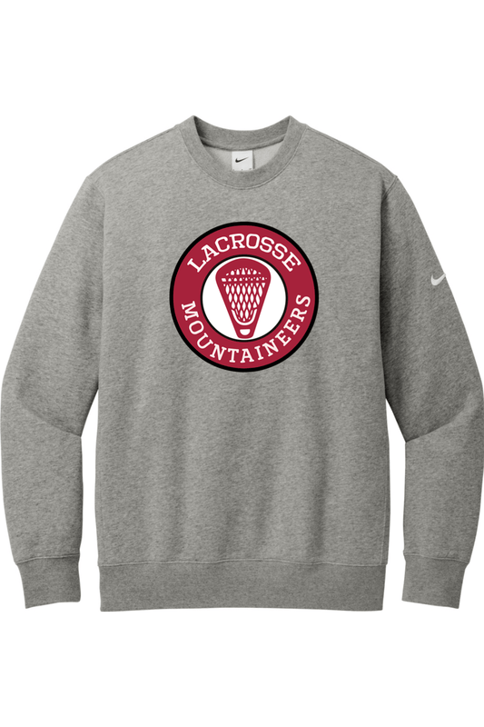 Somerset Hills LC Nike Club Fleece Sleeve Swoosh Crew Signature Lacrosse