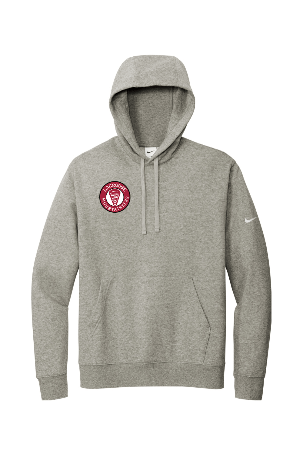 Somerset Hills LC Nike Club Fleece Sleeve Swoosh Pullover Hoodie Signature Lacrosse