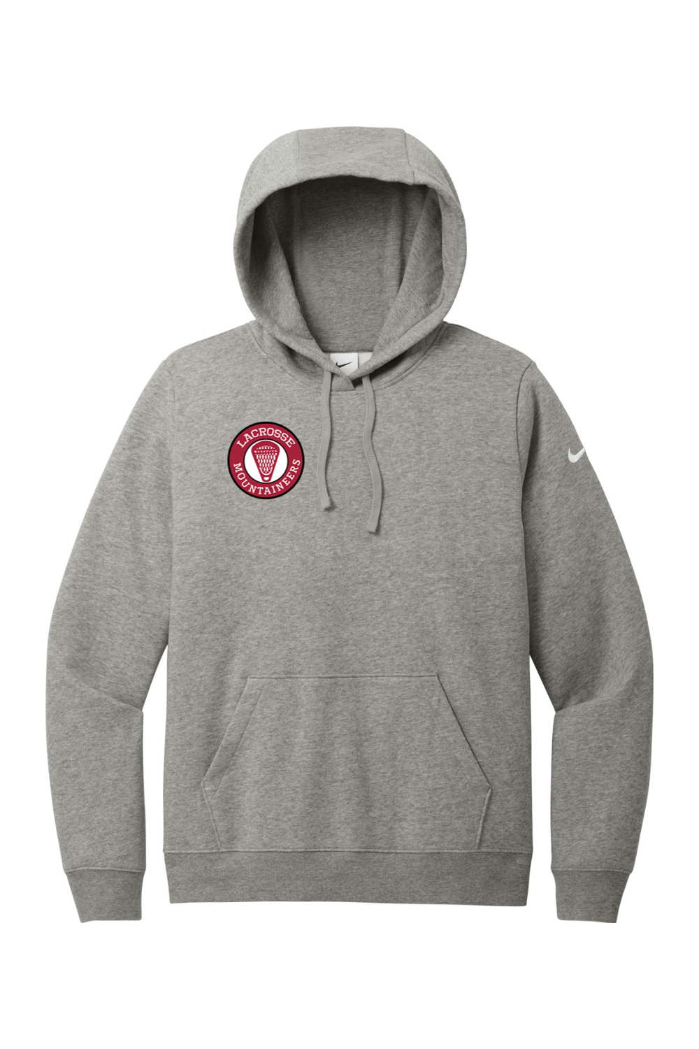 Somerset Hills LC Nike Ladies Club Fleece Sleeve Swoosh Pullover Hoodie Signature Lacrosse