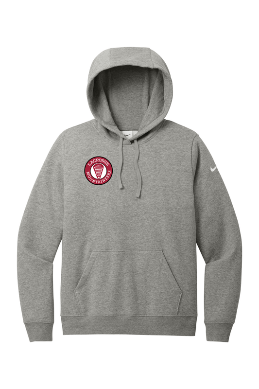 Somerset Hills LC Nike Ladies Club Fleece Sleeve Swoosh Pullover Hoodie Signature Lacrosse