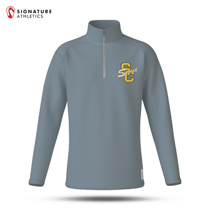 South Caroll Lacrosse Anthracite Player Quarter Zip Signature Lacrosse