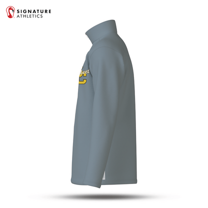 South Caroll Lacrosse Anthracite Player Quarter Zip Signature Lacrosse