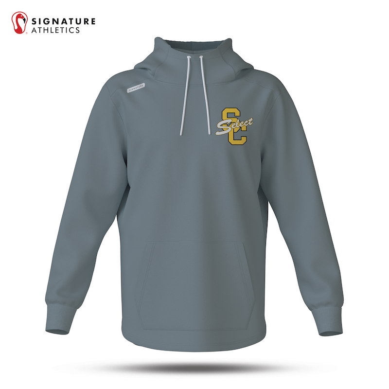 South Caroll Lacrosse Anthracite Pro Dye Sub Scuba Hoodie: South Caroll Signature Lacrosse