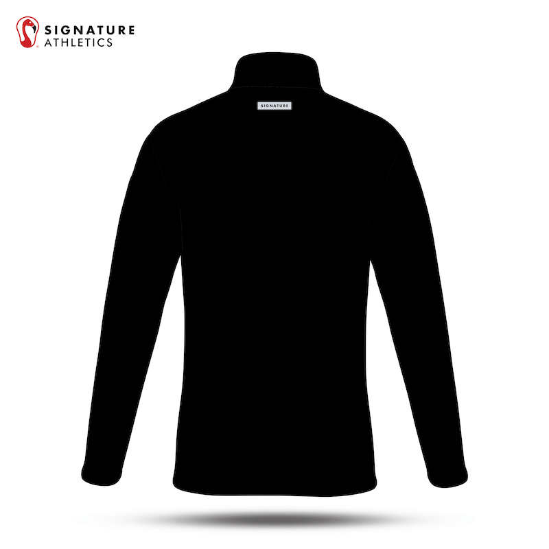South Caroll Lacrosse Black Player Quarter Zip Signature Lacrosse
