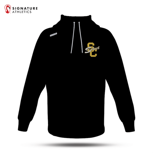 South Caroll Lacrosse Black Pro Dye Sub Scuba Hoodie: South Caroll Signature Lacrosse