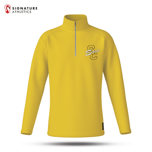 South Caroll Lacrosse GS Yellow Player Quarter Zip: South Caroll Signature Lacrosse