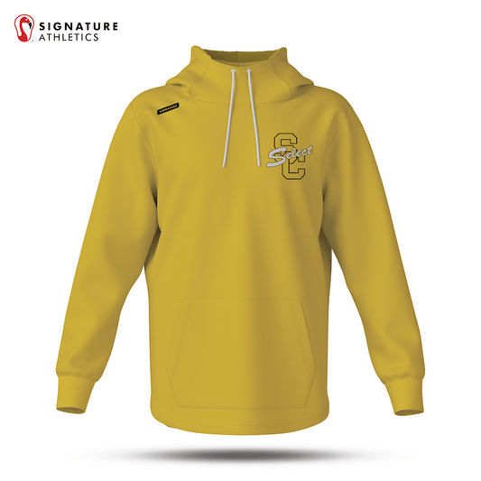 South Caroll Lacrosse GS Yellow Pro Dye Sub Scuba Hoodie: South Caroll Signature Lacrosse