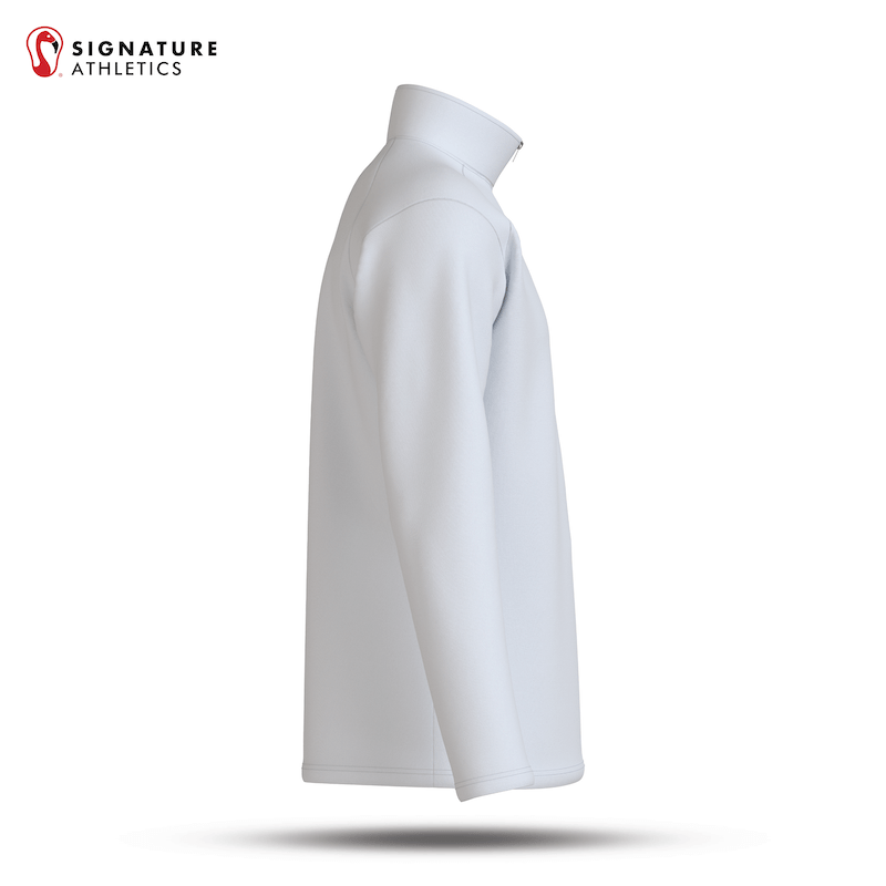 South Caroll Lacrosse White Player Quarter Zip Signature Lacrosse