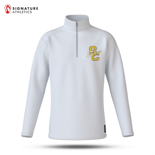 South Caroll Lacrosse White Player Quarter Zip: South Caroll Signature Lacrosse