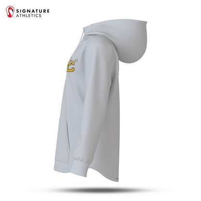 South Caroll Lacrosse White Pro Dye Sub Scuba Hoodie Signature Lacrosse