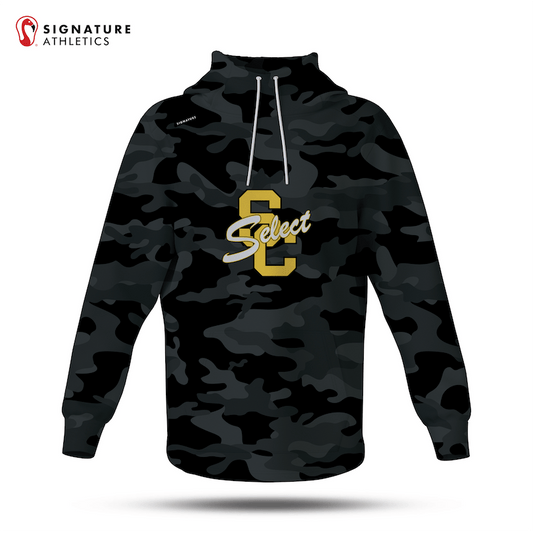 South Carroll Lacrosse Black Camo Pro Dye Sub Scuba Hoodie Signature Lacrosse