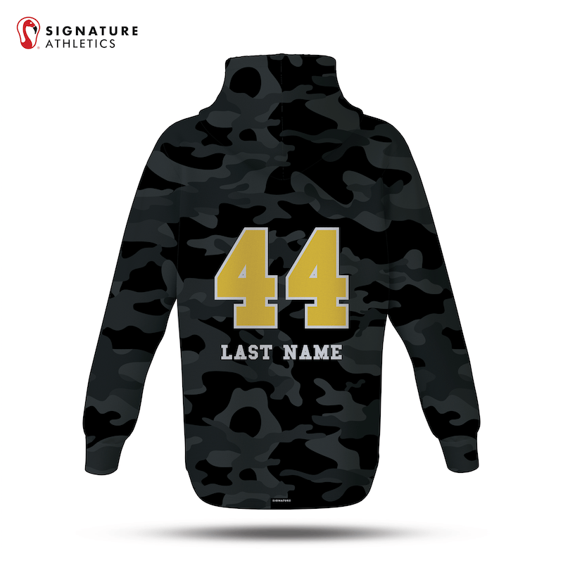 South Carroll Lacrosse Black Camo Pro Dye Sub Scuba Hoodie Signature Lacrosse