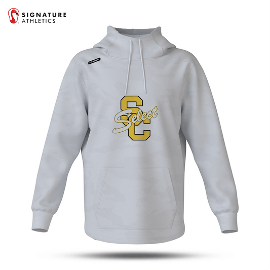 South Carroll Lacrosse Grey Pro Dye Sub Scuba Hoodie Signature Lacrosse