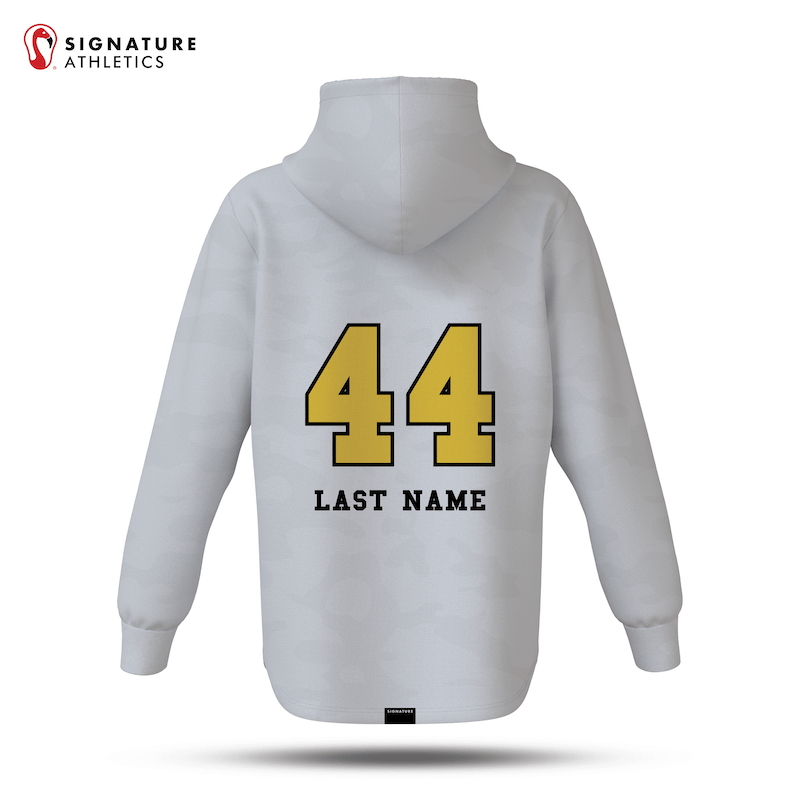 South Carroll Lacrosse Grey Pro Dye Sub Scuba Hoodie Signature Lacrosse