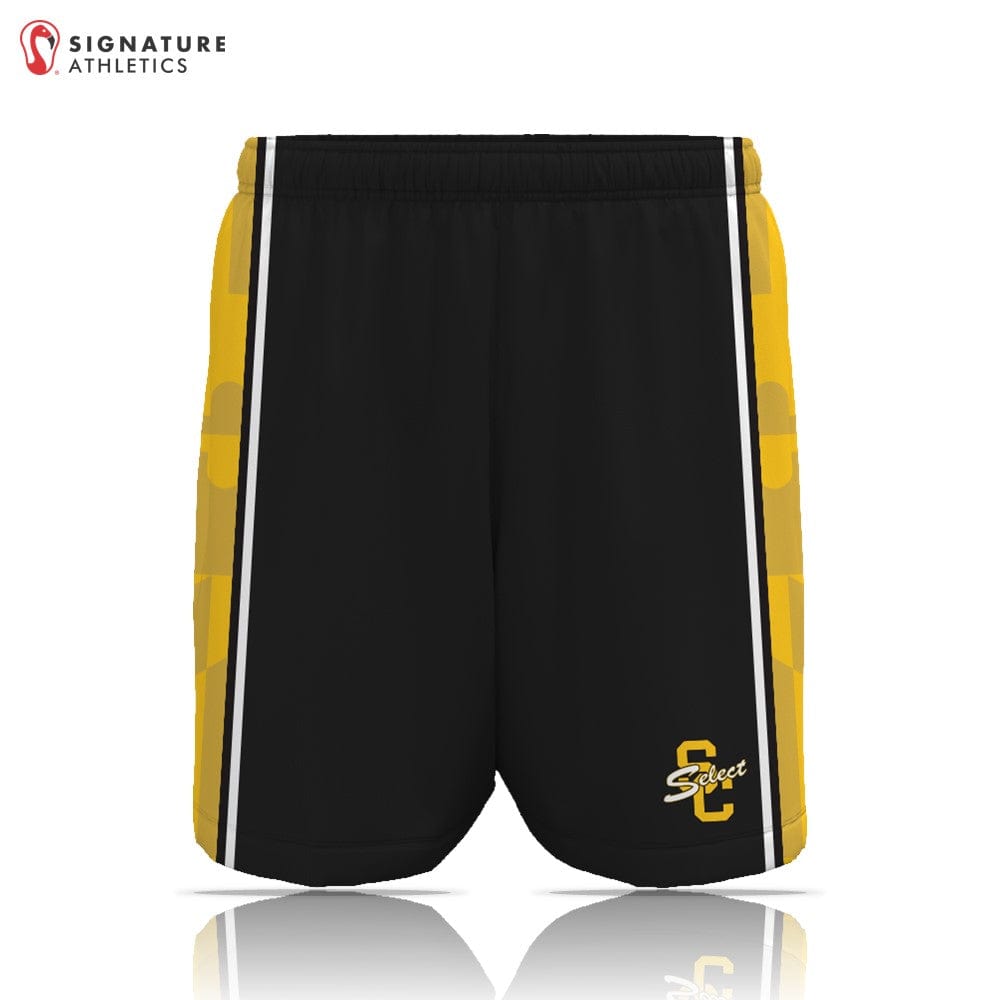 South Carroll Lacrosse Men's Black Game Shorts: South Carroll Signature Lacrosse