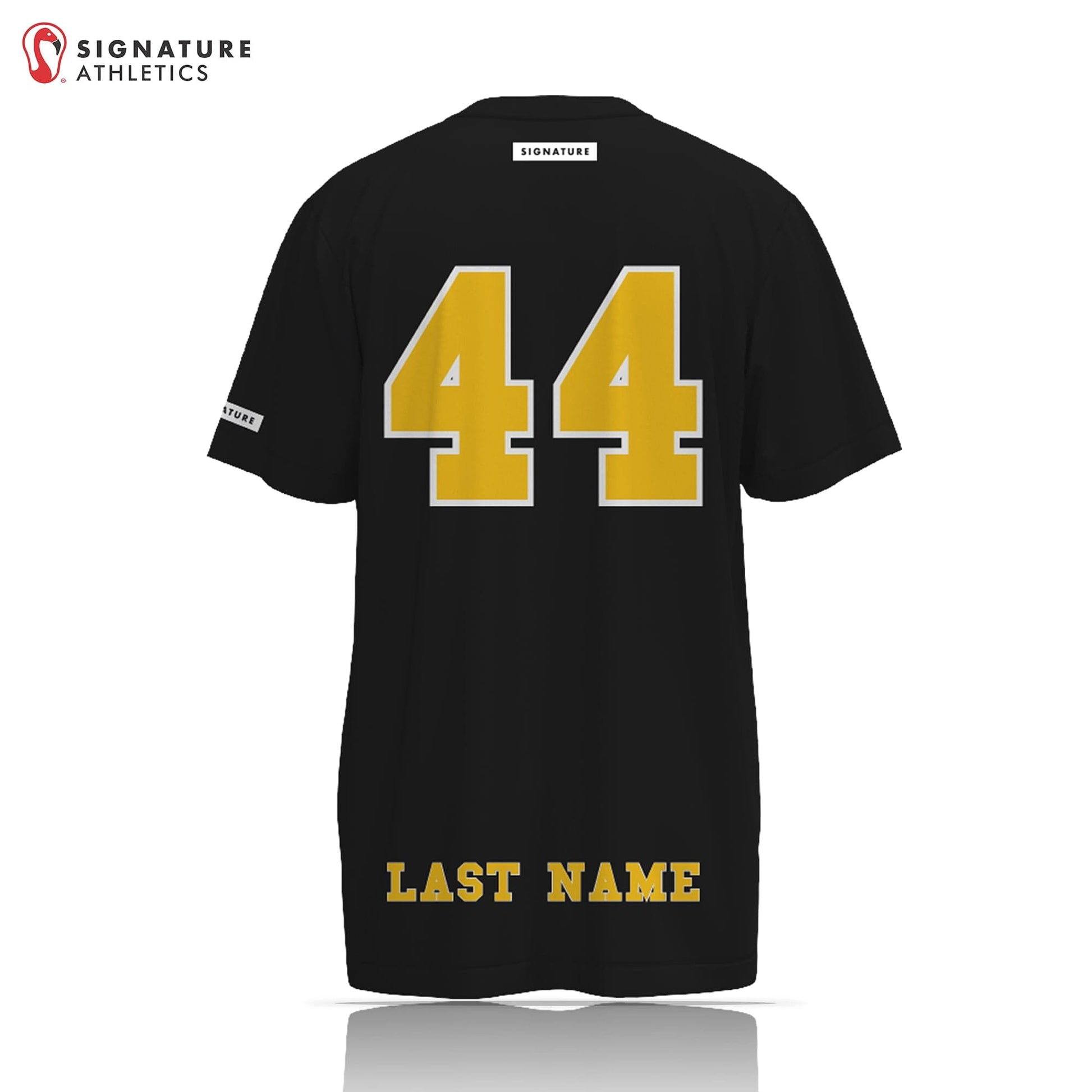 South Carroll Lacrosse Men's Black Short Sleeve Tech Tee Signature Lacrosse