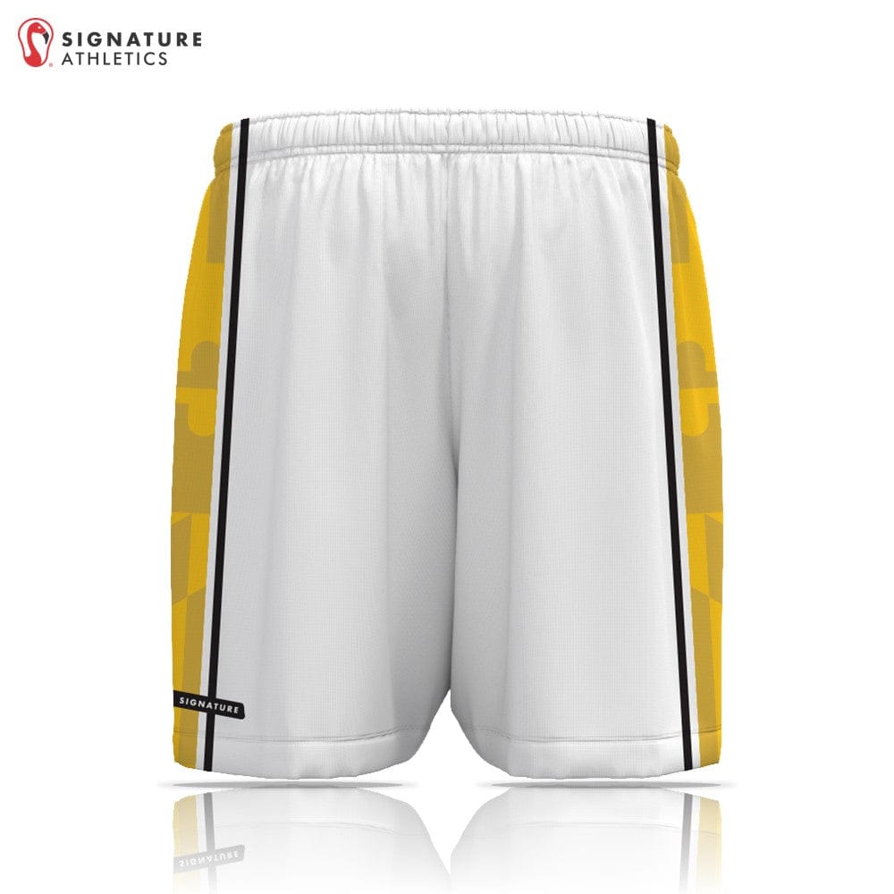 South Carroll Lacrosse Men's White Game Shorts Signature Lacrosse
