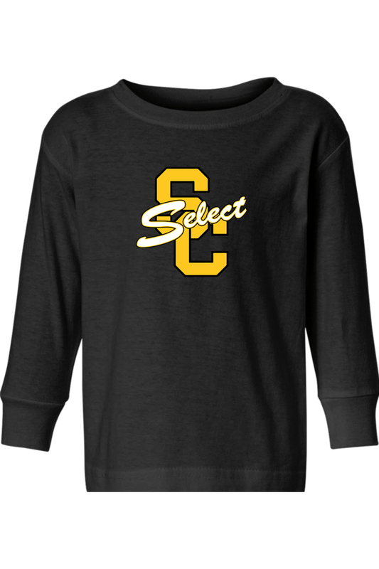 South Carroll Lacrosse Toddler Long Sleeve T-Shirt Signature Lacrosse