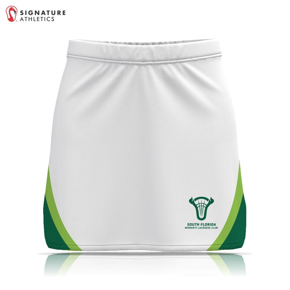 South Florida Lacrosse Women's White Player Skirt: South Florida Lacrosse Signature Lacrosse