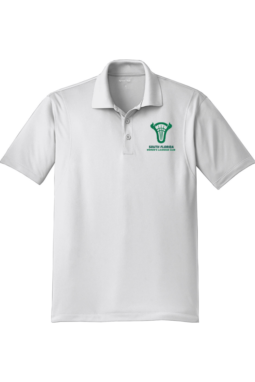 South Florida LC Adult Embroidered Athletic Polo Signature Lacrosse
