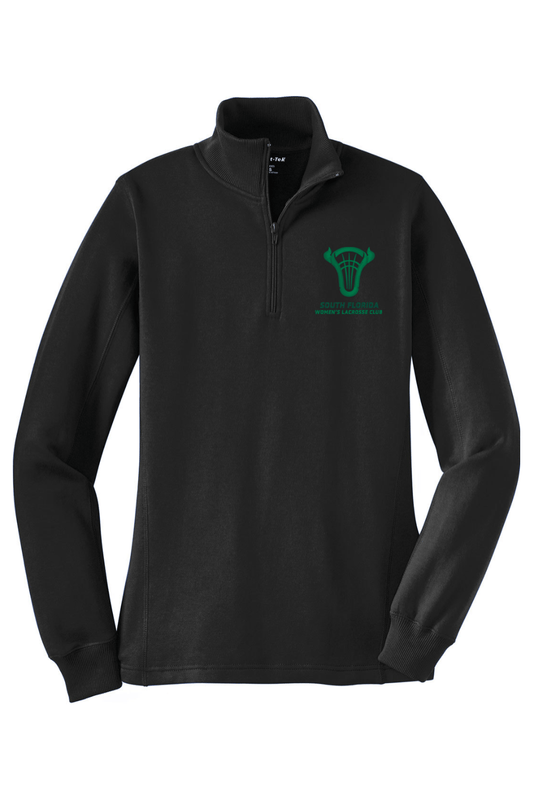 South Florida LC Adult Women's Embroidered Quarter-Zip Pullover Signature Lacrosse