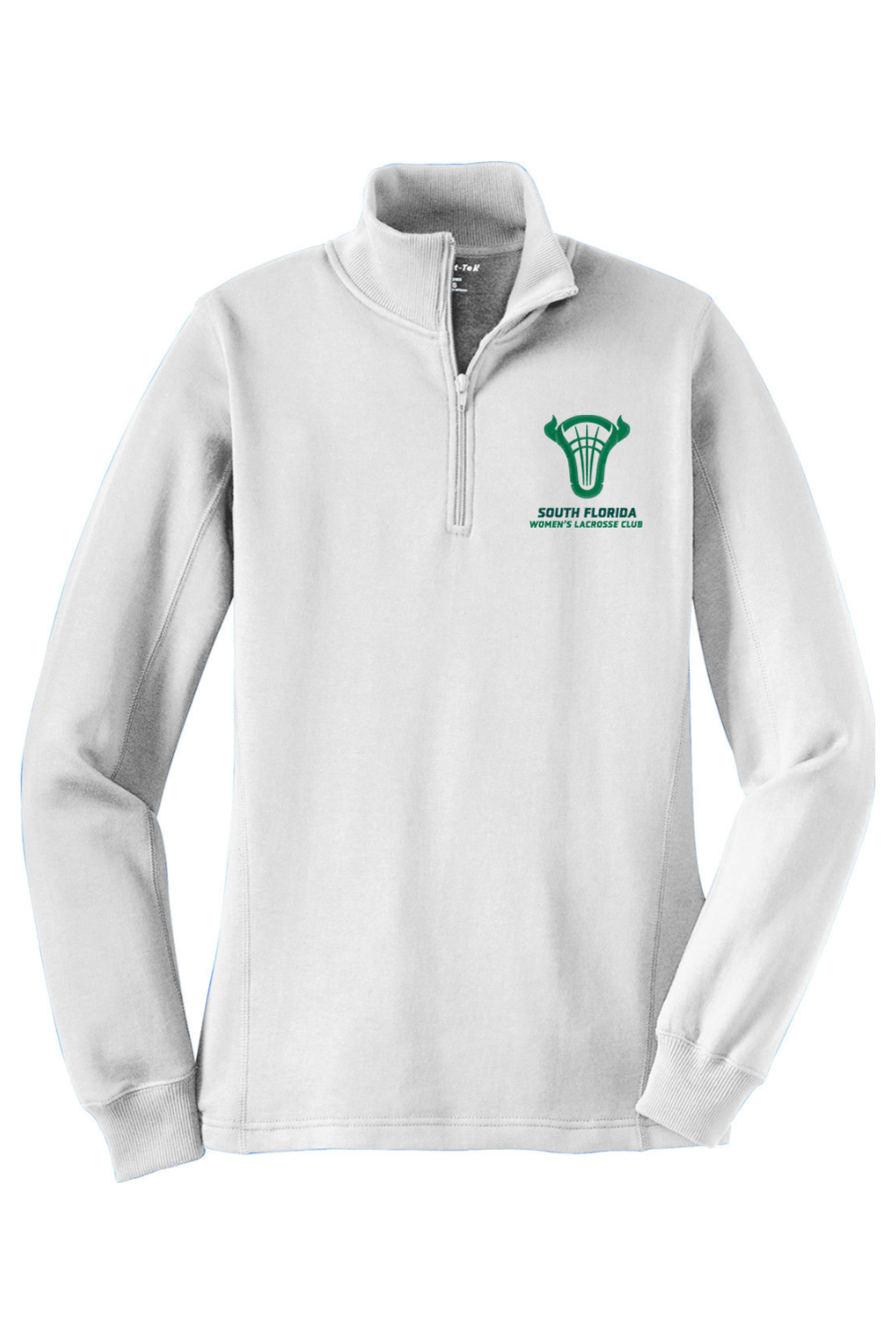South Florida LC Adult Women's Embroidered Quarter-Zip Pullover Signature Lacrosse
