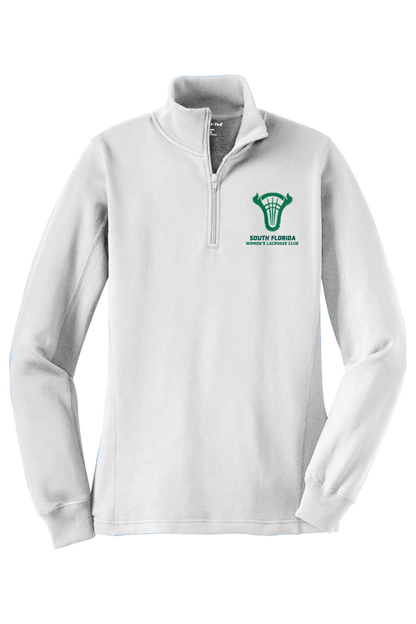 South Florida LC Adult Women's Embroidered Quarter-Zip Pullover Signature Lacrosse