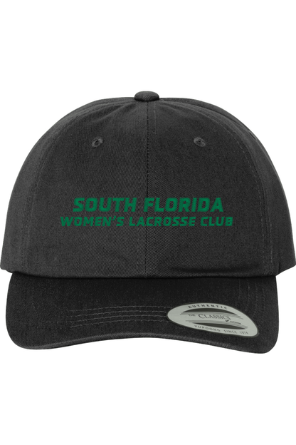 South Florida LC Embroidered Dad Hat Signature Lacrosse