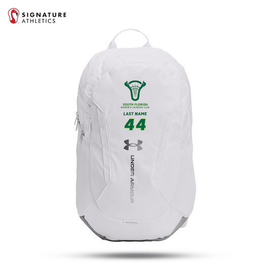 South Florida LC Player Custom Under Armour Hustle 6.0 Backpack Signature Lacrosse