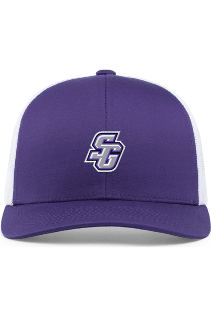 South Garner HS Embroidered Trucker Hat Signature Lacrosse