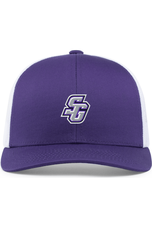 South Garner HS Embroidered Trucker Hat Signature Lacrosse