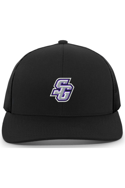 South Garner HS Embroidered Trucker Hat Signature Lacrosse