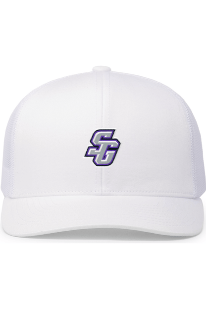 South Garner HS Embroidered Trucker Hat Signature Lacrosse