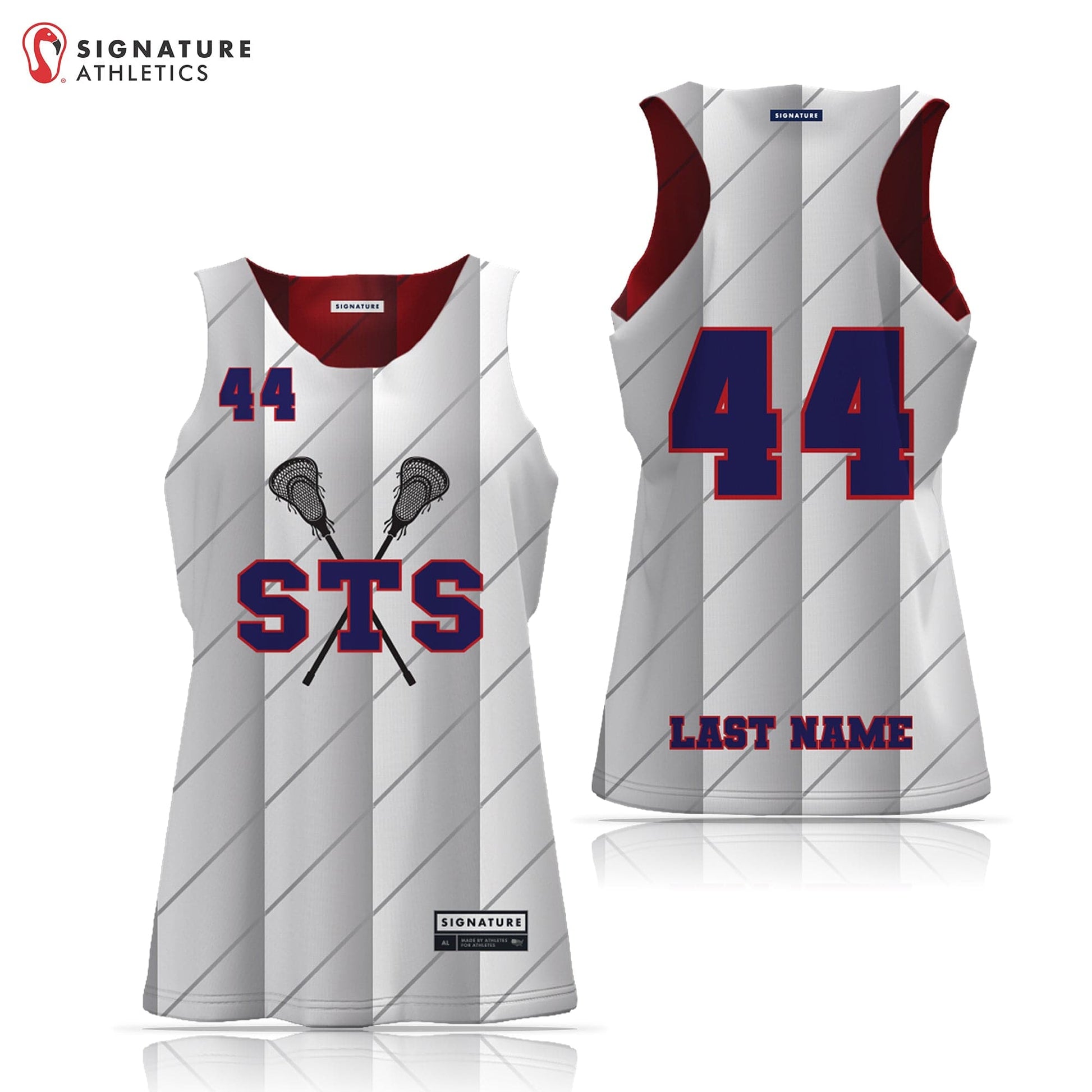 South Tampa Sticks Women's Player Reversible Game Pinnie Signature Lacrosse