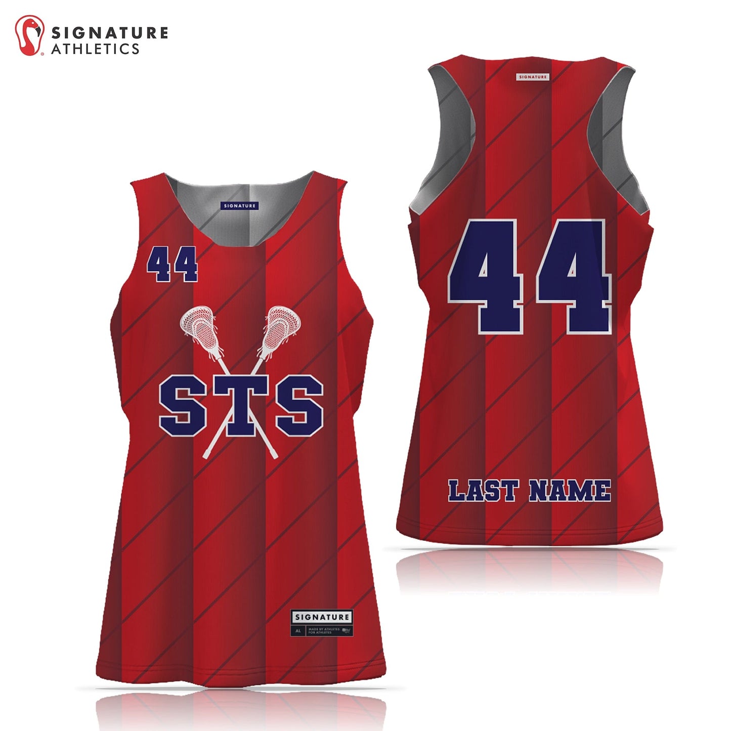 South Tampa Sticks Women's Player Reversible Game Pinnie Signature Lacrosse