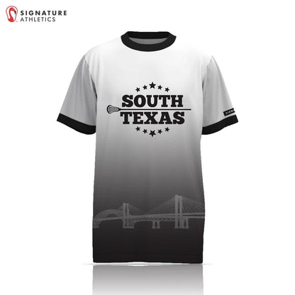South TX  Men's Player Short Sleeve Tech Tee: South TX Signature Lacrosse