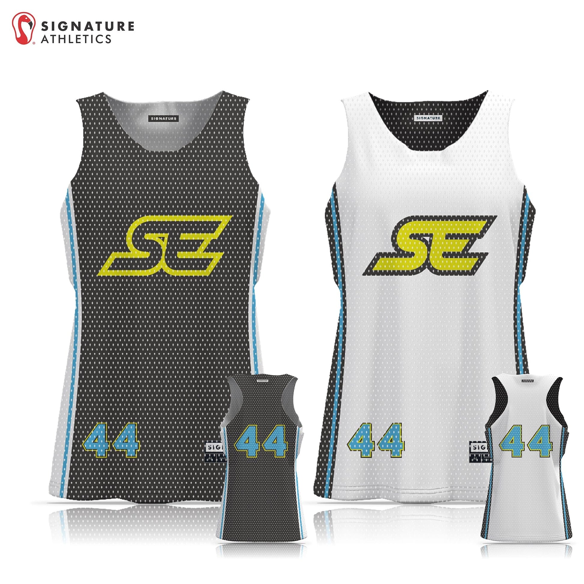 Southern Edge Women's Basic Reversible Pinnie: Allatoona Junior Varsity Signature Lacrosse