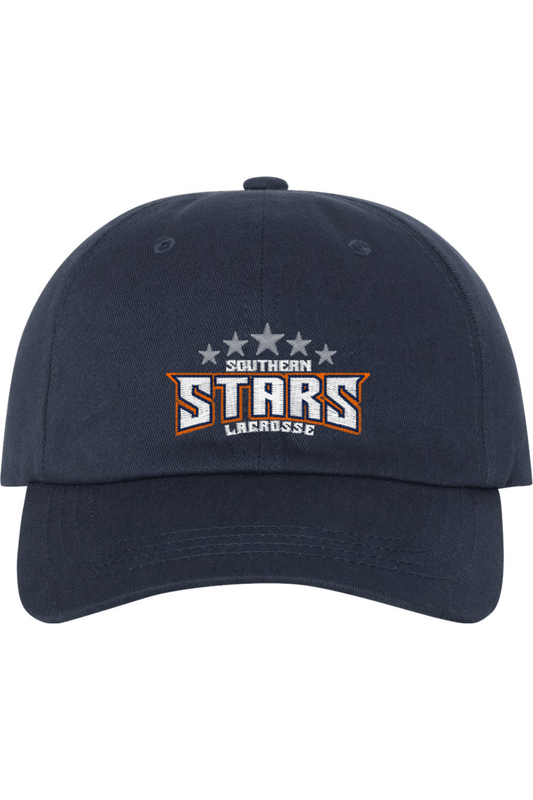 Southern Stars Lacrosse Embroidered Dad Hat Signature Lacrosse