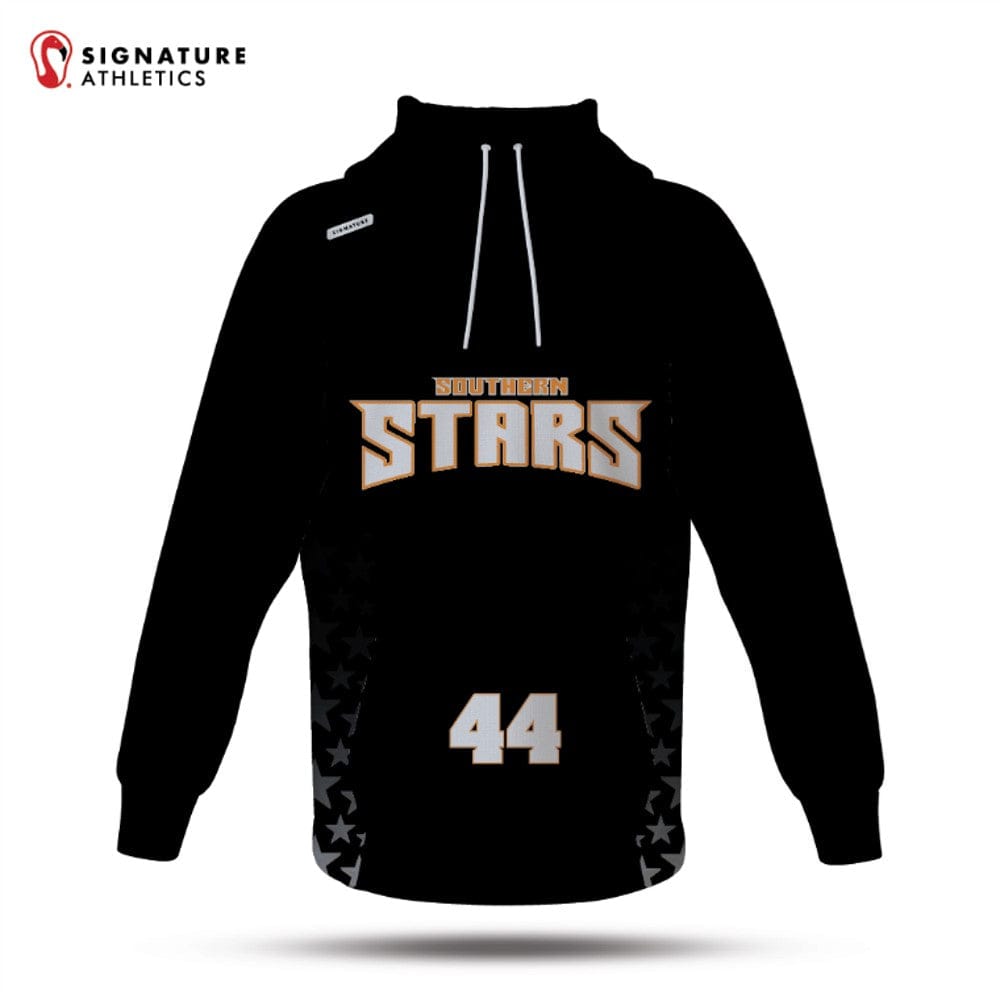 Southern Stars  Men's Pro Dye Sub Scuba Hoodie Custom Number Signature Lacrosse