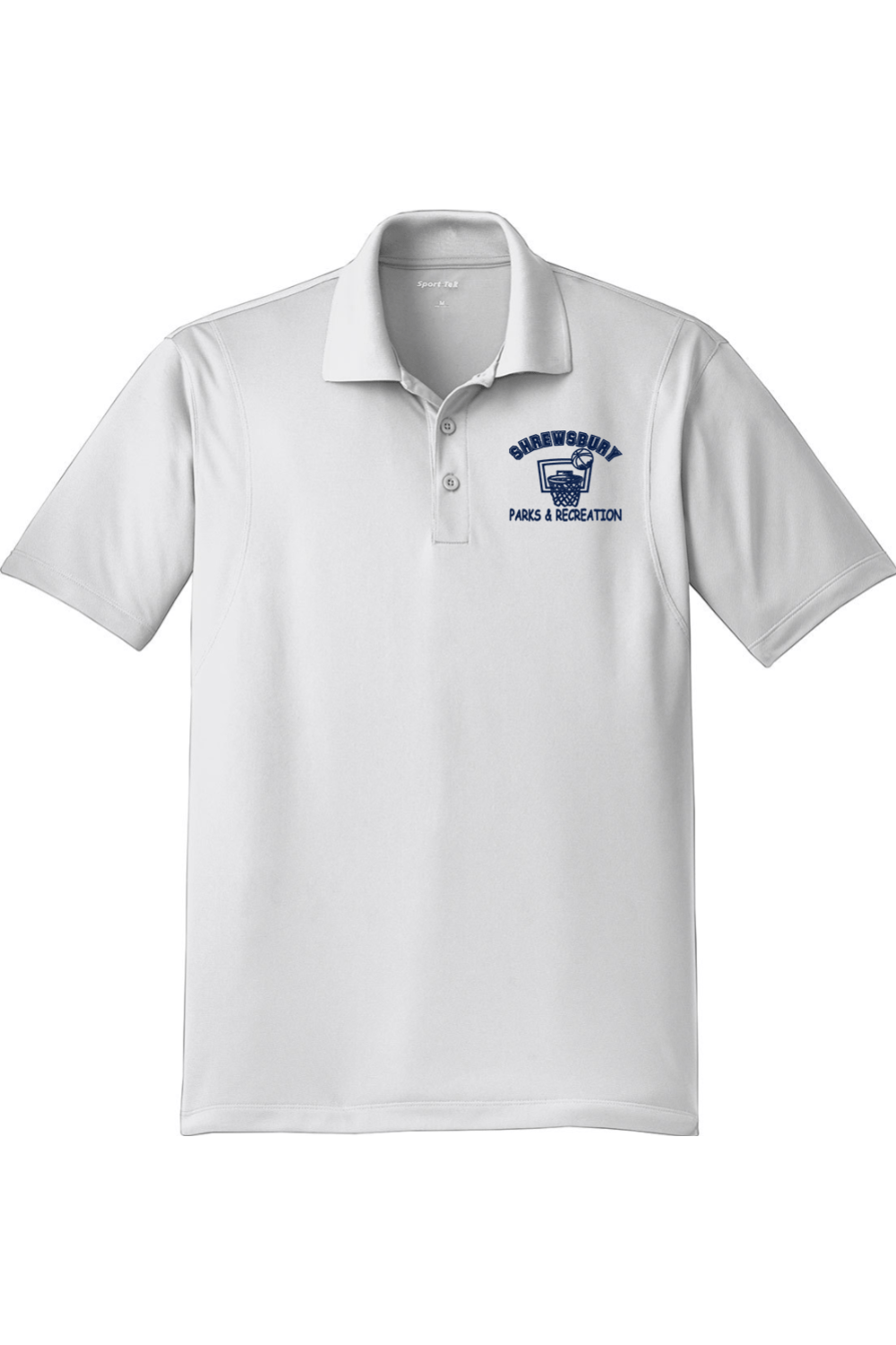 SP&R Basketball Adult Embroidered Athletic Polo Signature Lacrosse
