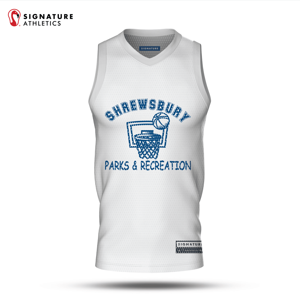 SP&R Men's Player V-Neck Reversible Basketball Jersey Signature Lacrosse