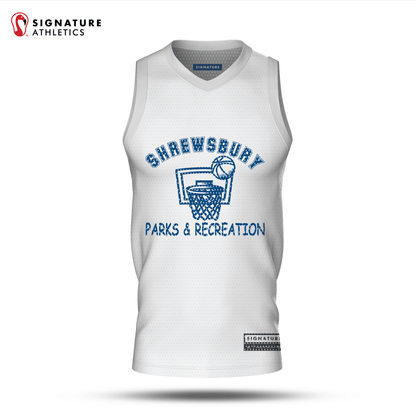 SP&R Men's Player V-Neck Reversible Basketball Jersey Signature Lacrosse