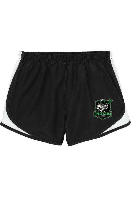 Space Coast Lacrosse Adult Athletic Women's Shorts Signature Lacrosse