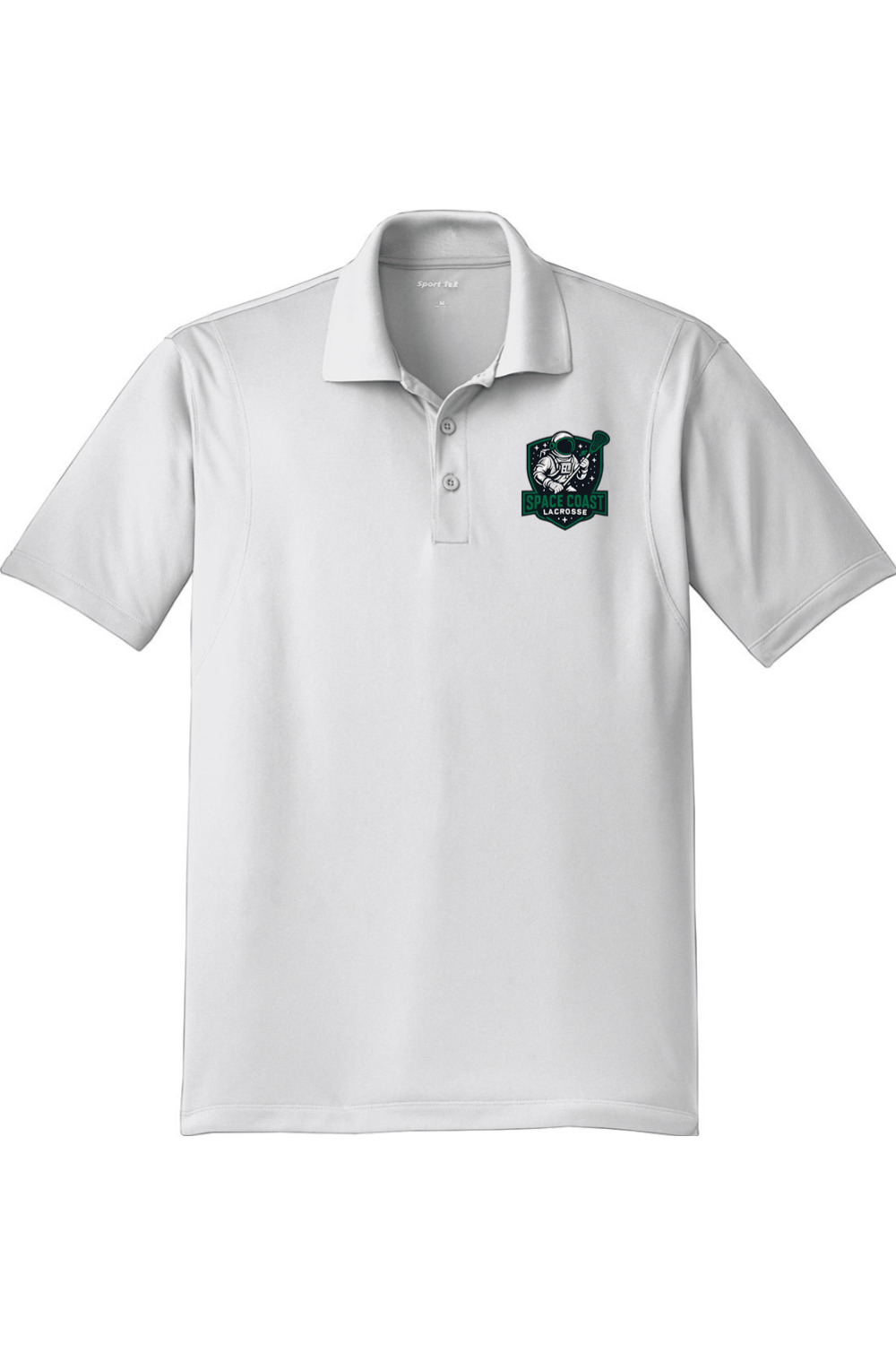 Space Coast Lacrosse Adult Embroidered Athletic Polo Signature Lacrosse
